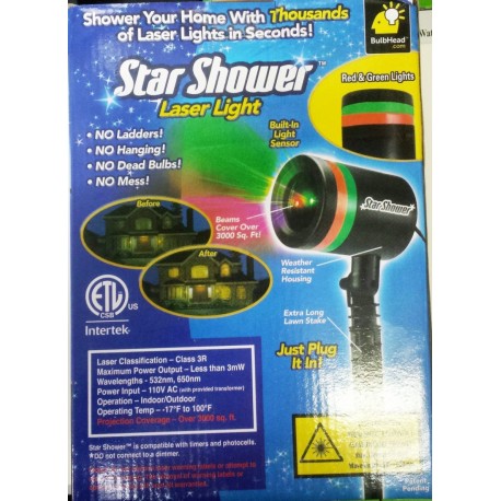 Звездный проектор Star Shower Laser Light  оптом-4