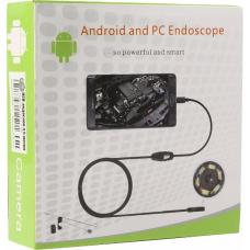 Эндоскоп для Android и ПК USB с камерой 2 метра