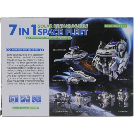 Конструктор на солнечной батарее 7 в 1 Space Fleet  оптом-1