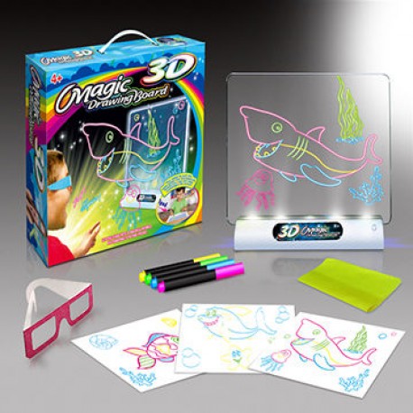 Магическая 3D доска для рисования Magic Drawing Board  оптом-1