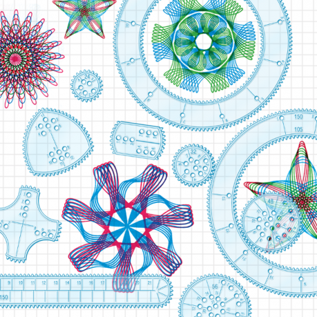 Набор для рисования узоров Spirograph deluxe  оптом-3