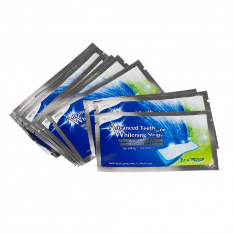 Отбеливающие полоски для зубов Advanced Teeth Whitening Strips 10 шт  оптом-3