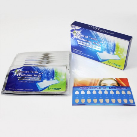 Отбеливающие полоски для зубов Advanced Teeth Whitening Strips 10 шт  оптом