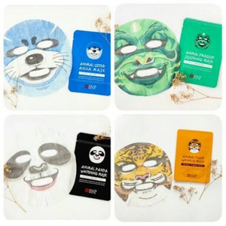 Тканевая успокаивающая маска Animal Dragon Soothing Mask 25 мл  оптом-3