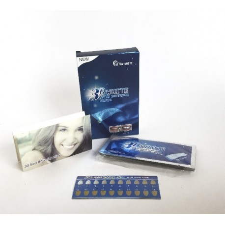 Отбеливающие полоски для зубов 3D White 14 шт  оптом