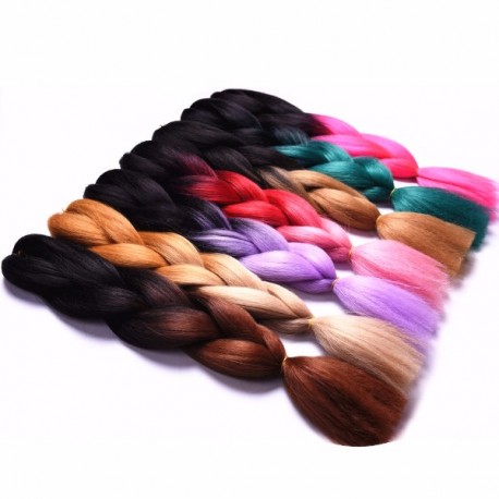 Цветные пряди-косы  оптом