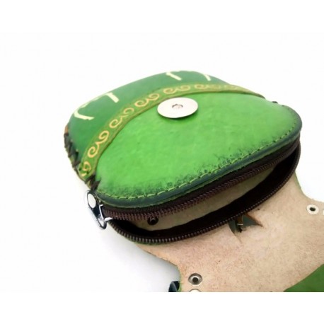 Оригинальный кошелек-ключница из натуральной кожи  оптом-1