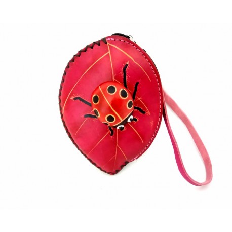 Оригинальный кошелек-ключница из натуральной кожи  оптом-5