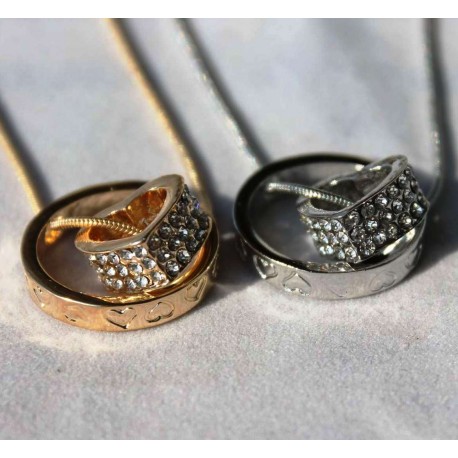 Кулон сердце в кольце  оптом-1