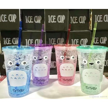 Охлаждающий стакан с трубочкой Totoro  оптом-1