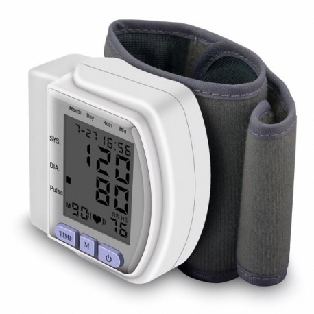 Электронный тонометр на запястье Blood pressure monitor  оптом