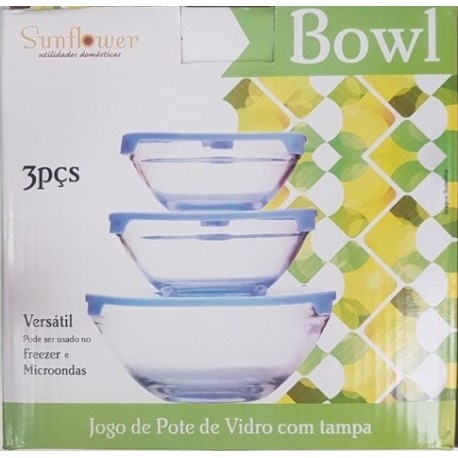 Контейнеры для хранения 3 шт Sunflower Bowl  оптом-2