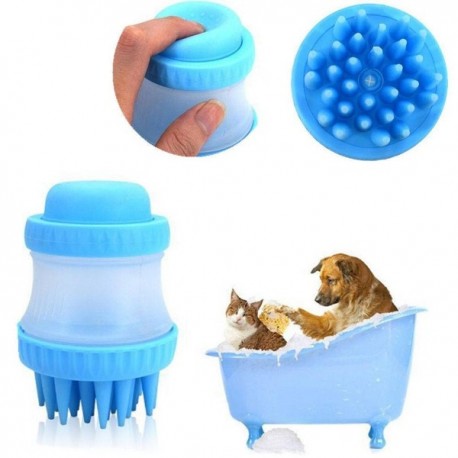 Силиконовая щетка для животных soft silicone bristles  оптом-1