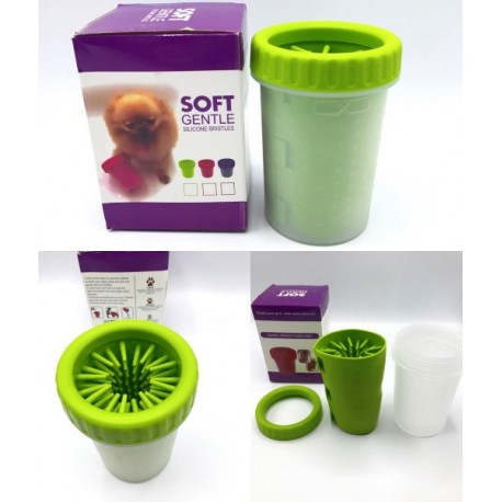 Стакан для мытья лап soft gentle silicone bristles  оптом-2