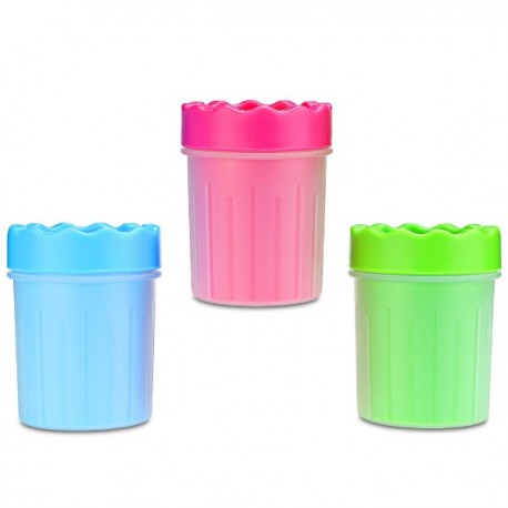 Стакан для мытья лап soft gentle silicone bristles  оптом