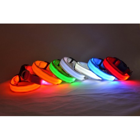 Светящийся ошейник для собак  оптом-3
